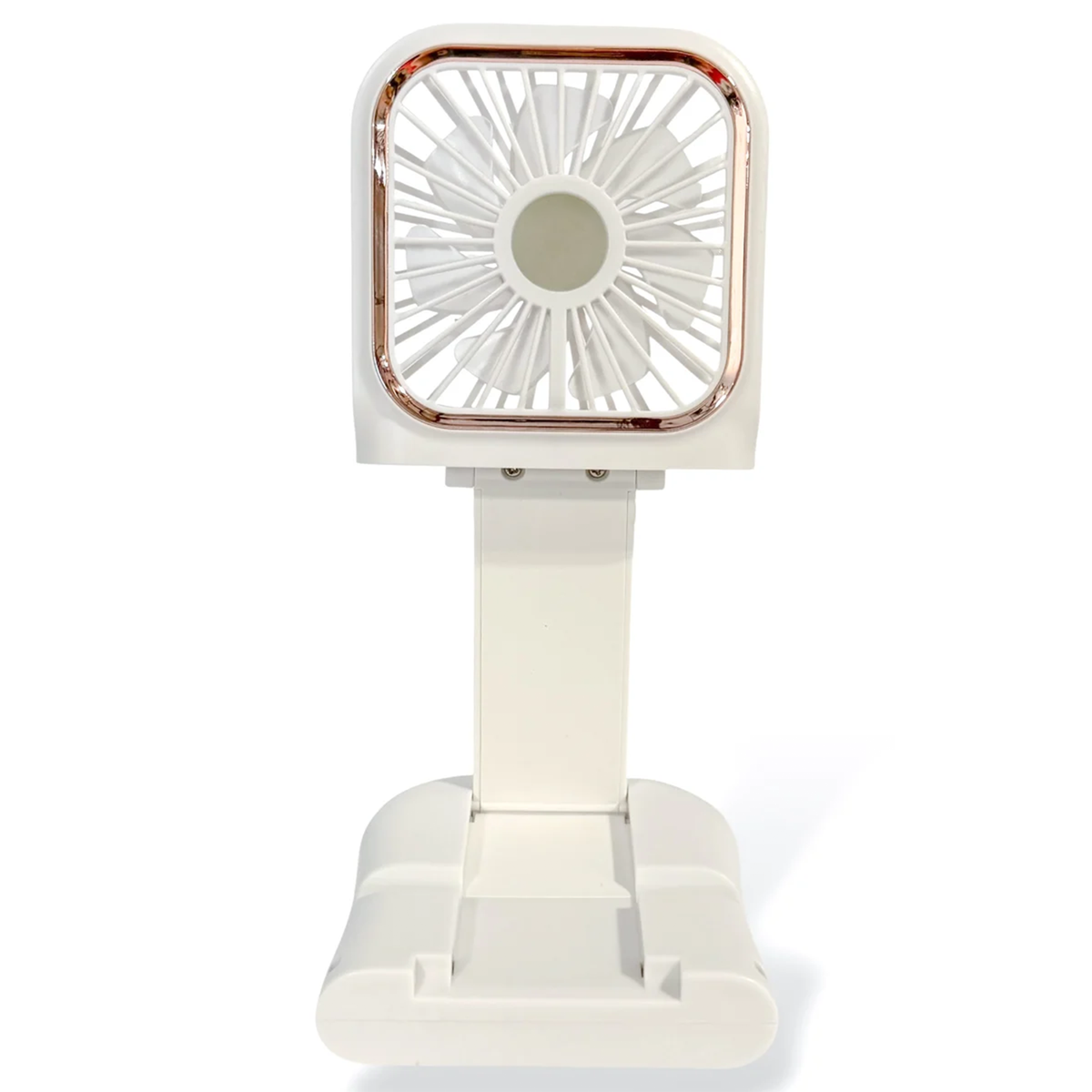 Foldable Portable Desk Fan With Phone Holder And Adjustable Wind Speed