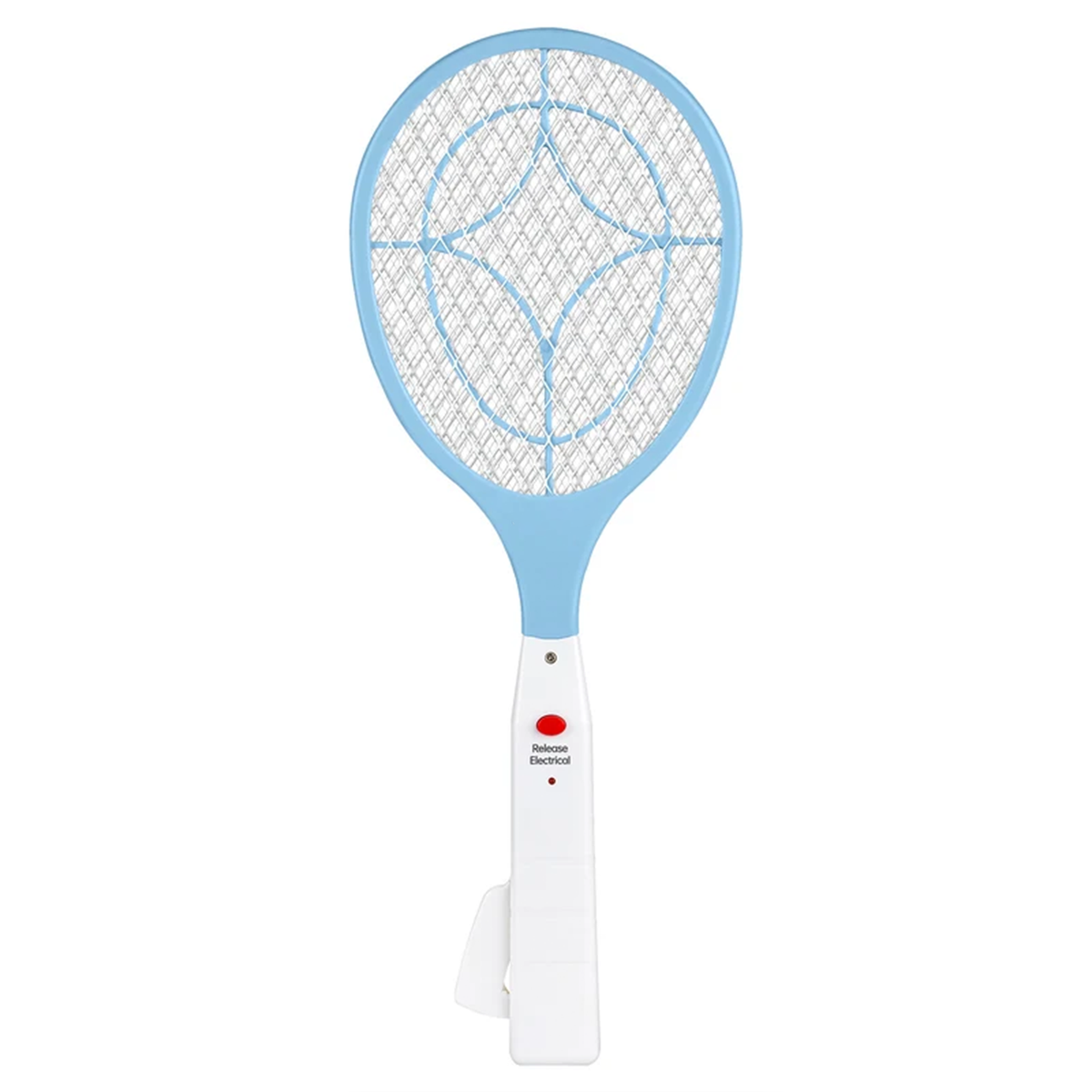 Battery Free Press To Charge Electric Mosquito Swatter With Triple Layer Mesh