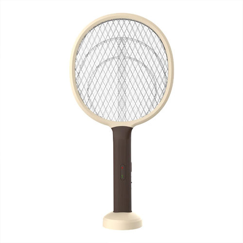 2 In 1 Foldable Electric Mosquito Swatter With Led Mosquito Attracting Lamp